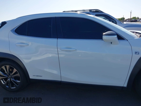 2020 Lexus UX 250h F Sport with VIN JTHR9JBH4L2030101, listed as a IAAI auction lot 42147931 with 69,714 mi miles and . Bid and sale history available at DreamBid. Image 14.