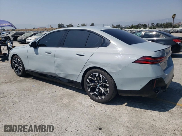 2024 BMW i5 eDrive40 with VIN WBY33FK09RCR17369, listed as a Copart auction lot 65018825 with 3,853 mi miles and Clean title. Bid and sale history available at DreamBid. Image 2.
