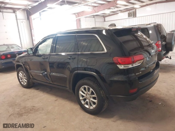 2021 Jeep Grand Cherokee Laredo X with VIN 1C4RJFAG0MC655489, listed as a IAAI auction lot 41886475 with 39,147 mi miles. Bid and sale history available at carsss.com. Image 14.