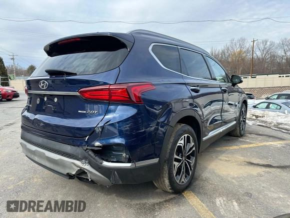 2019 Hyundai Santa Fe Ultimate with VIN 5NMS5CAA5KH052200, listed as a Copart auction lot 47999615 with 102,759 mi miles and Clean Title. Bid and sale history available at carsss.com. Image 3.