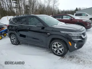 2023 Kia Seltos EX with VIN KNDERCAA0P7447790, listed as a Copart auction lot 44495315 with 22,373 mi miles and Salvage Title. Bid and sale history available at DreamBid. Image 4.