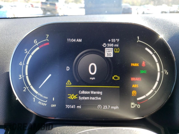 2021 MINI Countryman Cooper S with VIN WMZ53BR06M3M31586, listed as a Copart auction lot 84194484 with 70,141 mi miles and Salvage Title. Bid and sale history available at carsss.com. Image 9.