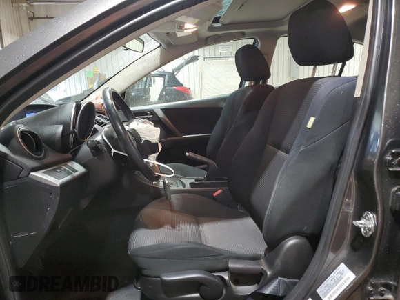 2013 Mazda 3 i Touring with VIN JM1BL1VP9D1834621, listed as a Copart auction lot 53509025 with 101,785 mi miles and Salvage Title. Bid and sale history available at DreamBid. Image 7.