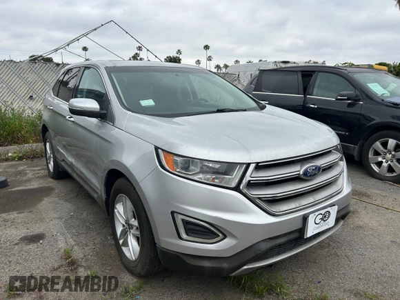 2015 Ford Edge SEL with VIN 2FMTK4J91FBC04062, listed as a Copart auction lot 55485265 with 122,223 mi miles and Clean Title. Bid and sale history available at carsss.com. Image 1.
