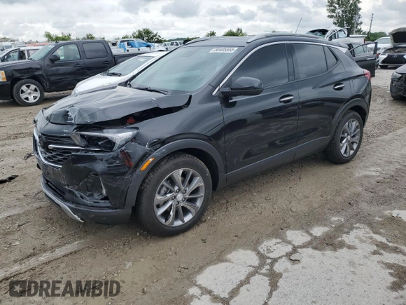 2022 Buick Encore GX Essence with VIN KL4MMFSL1NB028024, listed as a Copart auction lot 58485555 with 63,923 mi miles and Salvage title. Bid and sale history available at DreamBid. Image 1.
