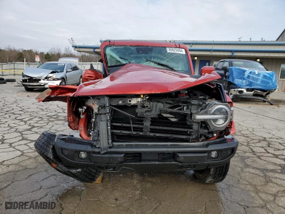 2023 Ford Bronco with VIN 1FMEE5BP3PLB71294, listed as a Copart auction lot 86829484 with 0 mi miles and Non Repairable. Bid and sale history available at carsss.com. Image 5.