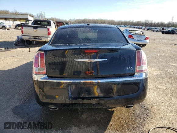 2012 Chrysler 300 with VIN 2C3CCAET0CH225360, listed as a Copart auction lot 49390985 with 262,817 mi miles and Salvage Title. Bid and sale history available at carsss.com. Image 6.