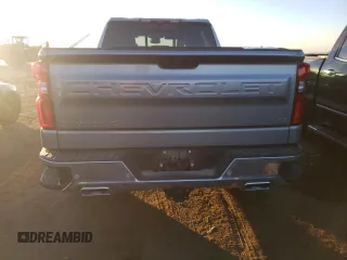 2024 Chevrolet Silverado 1500 LTZ with VIN 1GCUDGE8XRZ155256, listed as a Copart auction lot 79850884 with 33,328 mi miles and Salvage Title. Bid and sale history available at DreamBid. Image 6.