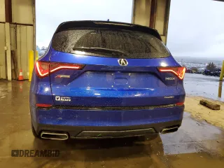 2024 Acura MDX w/A-Spec Package with VIN 5J8YE1H03RL009917, listed as a Copart auction lot 84482204 with 6,002 mi miles and Salvage Title. Bid and sale history available at carsss.com. Image 6.