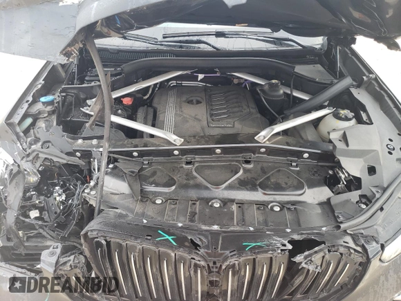 2021 BMW X5 sDrive40i with VIN 5UXCR4C09M9F79014, listed as a Copart auction lot 43667255 with 54,431 mi miles and Salvage Title. Bid and sale history available at carsss.com. Image 12.