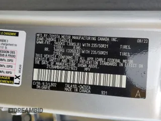 2023 Lexus RX 350 with VIN 2T2BAMBA9PC021623, listed as a Copart auction lot 42359105 with 7,763 mi miles and Non Repairable. Bid and sale history available at DreamBid. Image 15.