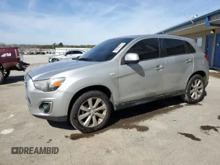 2015 Mitsubishi Outlander Sport ES with VIN 4A4AP3AU0FE054700, listed as a Copart auction lot 46096215 with 175,568 mi miles and Salvage Title. Bid and sale history available at carsss.com. Image 1.