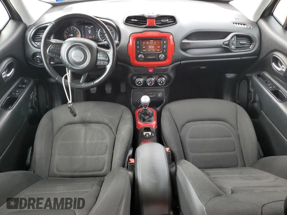 2017 Jeep Renegade Altitude with VIN ZACCJABH7HPG54504, listed as a Copart auction lot 51427835 with 84,050 mi miles and Salvage title. Bid and sale history available at DreamBid. Image 8.