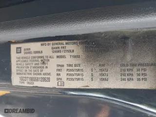 2005 Chevrolet Colorado LS Z71 with VIN 1GCDT196558120620, listed as a IAAI auction lot 39857532 with 201,457 mi miles. Bid and sale history available at carsss.com. Image 9.