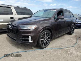 2020 Audi Q7 Prestige with VIN WA1VXAF74LD000196, listed as a Copart auction lot 74687204 with Not provided miles and Non repairable. Bid and sale history available at DreamBid. Image 1.