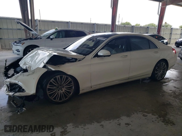 2020 Mercedes-Benz S-Class S 450 with VIN WDDUG6GB6LA497177, listed as a Copart auction lot 60125584 with 22,839 mi miles and Non Repairable. Bid and sale history available at carsss.com. Image 1.