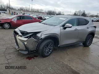 2022 Lexus NX with VIN 2T2AKCEZ2NC002882, listed as a Copart auction lot 43757475 with 48,299 mi miles and Salvage Title. Bid and sale history available at carsss.com. Image 1.