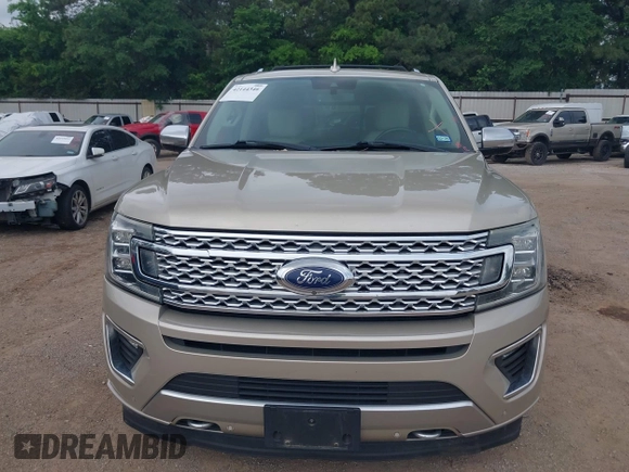 2018 Ford Expedition Platinum with VIN 1FMJU1MT6JEA33748, listed as a IAAI auction lot 42144346 with 188,585 mi miles. Bid and sale history available at carsss.com. Image 6.