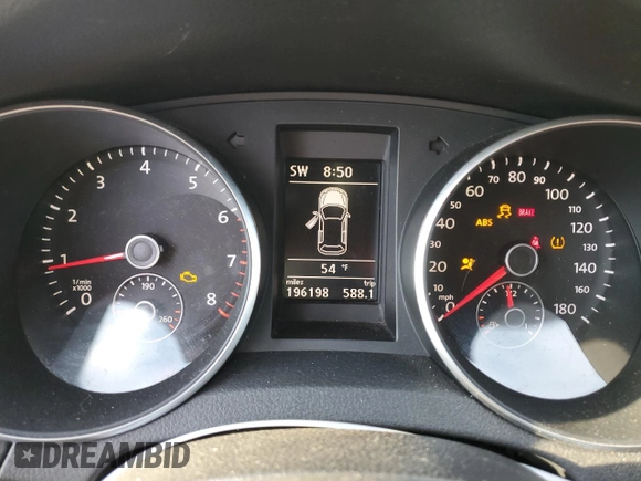 2010 Volkswagen Golf GTI with VIN WVWGD7AJ4AW169245, listed as a Copart auction lot 78264514 with 196,198 mi miles and Salvage title. Bid and sale history available at DreamBid. Image 9.