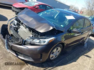 2017 Kia Forte LX with VIN 3KPFK4A76HE041128, listed as a IAAI auction lot 41897924 with 46,035 mi miles. Bid and sale history available at carsss.com. Image 2.