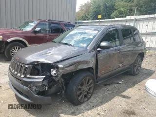 2016 Jeep Compass Sport with VIN 1C4NJCBB8GD800616, listed as a Copart auction lot 67106944 with 102,453 mi miles and Salvage title. Bid and sale history available at DreamBid. Image 1.
