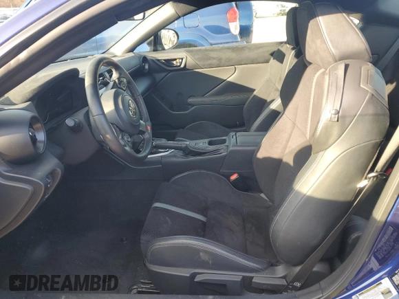2023 Toyota GR86 Premium with VIN JF1ZNBF19P8753516, listed as a Copart auction lot 81318024 with 0 mi miles and Salvage Title. Bid and sale history available at carsss.com. Image 7.