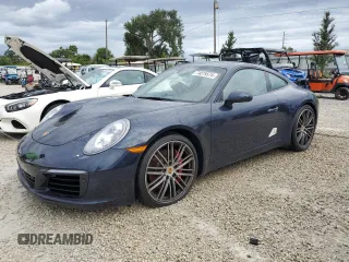 2017 Porsche 911 Carrera S with VIN WP0AB2A93HS123587, listed as a Copart auction lot 74075574 with Not Provided miles and Salvage Title. Bid and sale history available at DreamBid. Image 1.