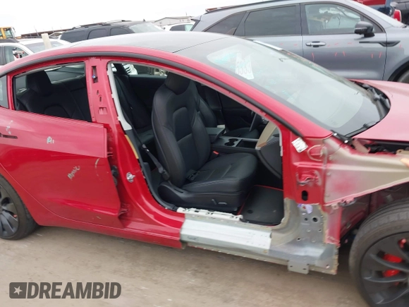 2022 Tesla Model 3 Performance with VIN 5YJ3E1ECXNF329188, listed as a IAAI auction lot 41308371 with 15,220 mi miles and . Bid and sale history available at DreamBid. Image 21.