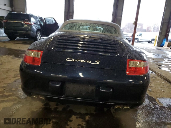 2006 Porsche 911 Carrera S with VIN WP0CB29956S766100, listed as a Copart auction lot 84339714 with 69,310 mi miles and Salvage Title. Bid and sale history available at carsss.com. Image 6.