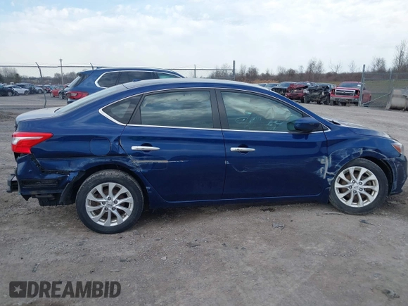2018 Nissan Sentra SV with VIN 3N1AB7AP6JL637288, listed as a IAAI auction lot 41820941 with 90,122 mi miles. Bid and sale history available at carsss.com. Image 6.