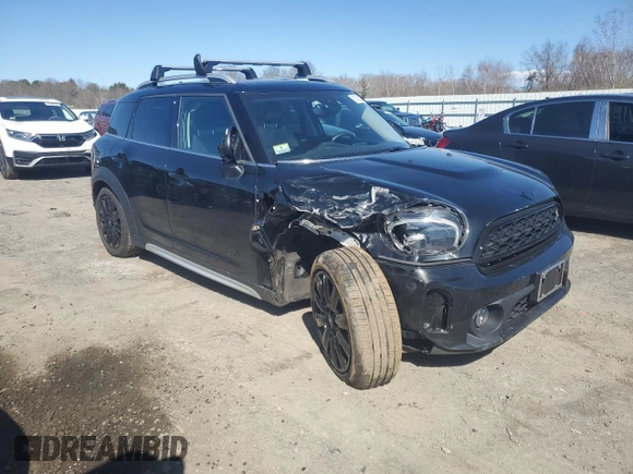 2023 MINI Countryman Cooper S with VIN WMZ83BR06P3P73590, listed as a Copart auction lot 52183235 with 22,108 mi miles and Salvage title. Bid and sale history available at DreamBid. Image 4.