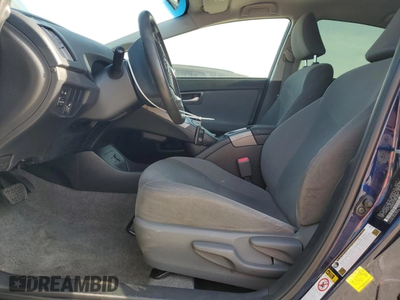 2013 Toyota Prius One with VIN JTDKN3DU1D0349859, listed as a Copart auction lot 45560535 with 167,136 mi miles and Salvage Title. Bid and sale history available at carsss.com. Image 7.