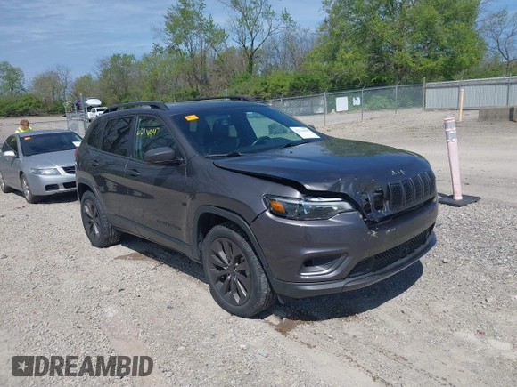2021 Jeep Cherokee Latitude Lux with VIN 1C4PJMMNXMD153105, listed as a IAAI auction lot 42116047 with 153,011 mi miles and . Bid and sale history available at carsss.com. Image 1.
