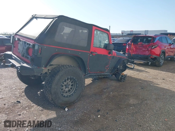 2012 Jeep Wrangler Sport с VIN 1C4AJWAG6CL277013, выставлен на аукционе IAAI как лот 41968806 с пробегом 113 651 миль миль и . История ставок и продаж доступна на DreamBid. Изображение 4.