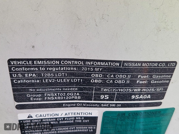 2015 Nissan NV200 SV with VIN 3N6CM0KN7FK731159, listed as a IAAI auction lot 42240620 with 216,938 mi miles and . Bid and sale history available at carsss.com. Image 3.