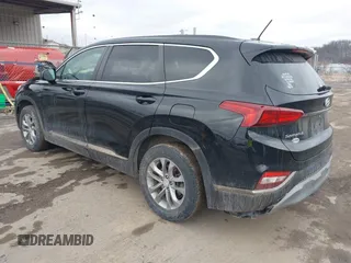 2019 Hyundai Santa Fe SE with VIN 5NMS2CAD7KH070703, listed as a IAAI auction lot 41721033 with 110,313 mi miles. Bid and sale history available at carsss.com. Image 3.