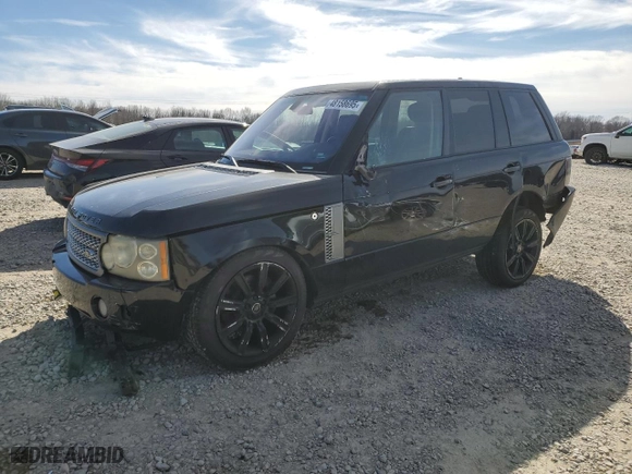 2007 Land Rover Range Rover SC with VIN SALMF13497A262763, listed as a Copart auction lot 48158695 with 217,413 mi miles and Salvage Title. Bid and sale history available at carsss.com. Image 1.