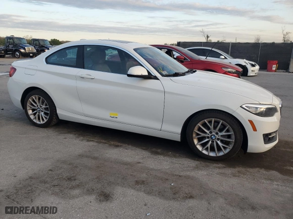 2016 BMW 2 Series 228i xDrive with VIN WBA1G9C50GV599116, listed as a Copart auction lot 49490515 with 106,527 mi miles and Clean Title. Bid and sale history available at carsss.com. Image 4.
