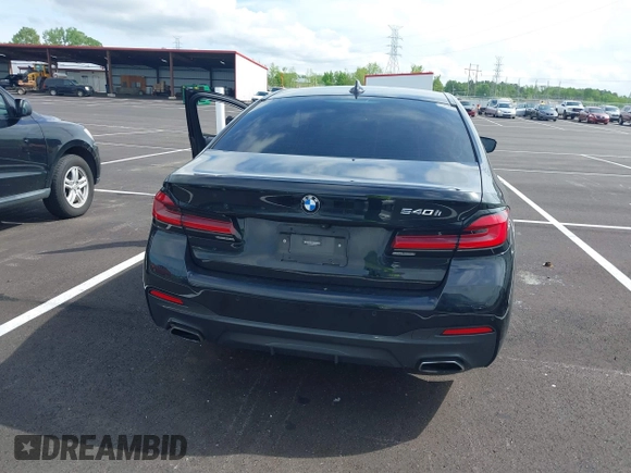 2021 BMW 5 Series 540i with VIN WBA53BJ08MWW95688, listed as a IAAI auction lot 42064036 with 39,410 mi miles and . Bid and sale history available at DreamBid. Image 16.