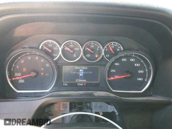 2020 Chevrolet Silverado 1500 RST with VIN 3GCPWDET7LG196686, listed as a Copart auction lot 49129375 with 72,562 mi miles and Salvage Title. Bid and sale history available at DreamBid. Image 9.