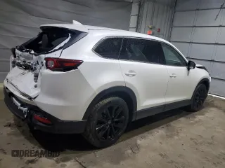 2023 Mazda CX-9 Touring Plus with VIN JM3TCBAY1P0643835, listed as a Copart auction lot 55846885 with 43,420 mi miles and Salvage title. Bid and sale history available at DreamBid. Image 3.