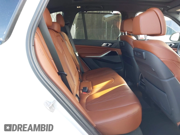 2023 BMW X5 xDrive45e with VIN 5UXTA6C06P9P51357, listed as a IAAI auction lot 41396257 with 43,878 mi miles. Bid and sale history available at carsss.com. Image 8.
