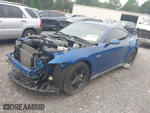 2024 Ford Mustang GT with VIN 1FA6P8CFXR5410203, listed as a IAAI auction lot 42341298 with Not provided miles and . Bid and sale history available at DreamBid. Image 17.