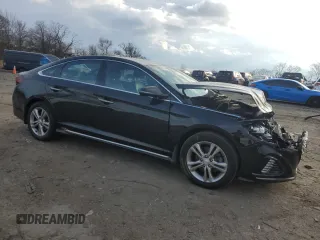 2018 Hyundai Sonata Sport Plus with VIN 5NPE34AF3JH706889, listed as a Copart auction lot 86992264 with 104,341 mi miles and Salvage Title. Bid and sale history available at DreamBid. Image 4.