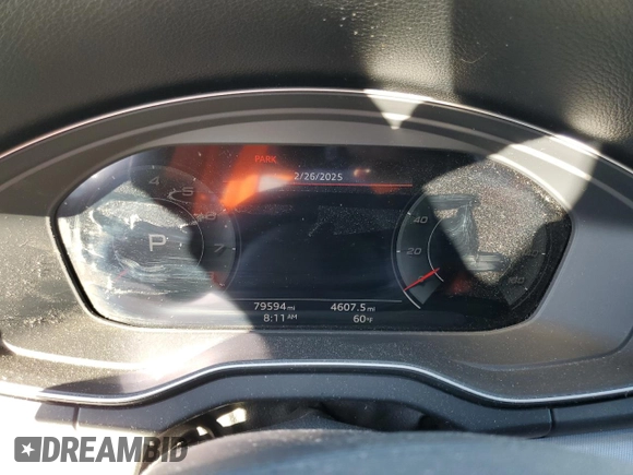 2021 Audi Q5 Sportback Premium Plus with VIN WA15AAFY8M2111910, listed as a Copart auction lot 46950345 with 79,594 mi miles and Salvage title. Bid and sale history available at DreamBid. Image 9.