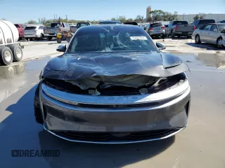 2023 Lucid Air Grand Touring with VIN 50EA1GBA1PA005532, listed as a Copart auction lot 76828684 with 0 mi miles and Non Repairable. Bid and sale history available at carsss.com. Image 5.
