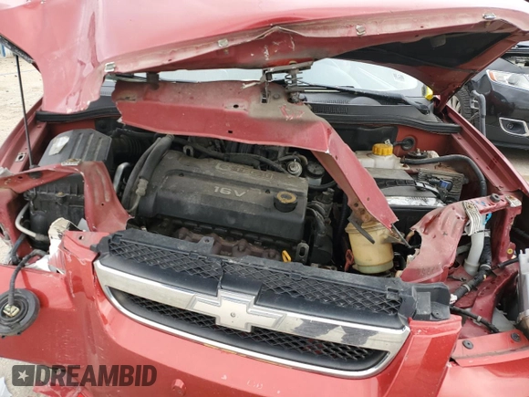 2007 Chevrolet Aveo LT with VIN KL1TG56667B086759, listed as a Copart auction lot 51053975 with 106,869 mi miles and Salvage title. Bid and sale history available at DreamBid. Image 11.