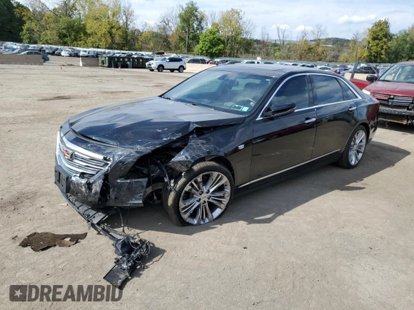 2018 Cadillac CT6 Sport AWD with VIN 1G6KP5R66JU113957, listed as a Copart auction lot 73043964 with 48,645 mi miles and Salvage title. Bid and sale history available at DreamBid. Image 1.