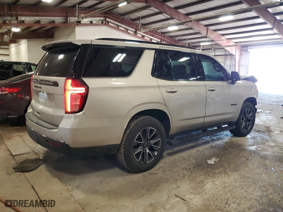 2021 Chevrolet Tahoe Z71 with VIN 1GNSKPKD8MR116891, listed as a Copart auction lot 48482755 with 94,471 mi miles and Clean Title. Bid and sale history available at carsss.com. Image 3.