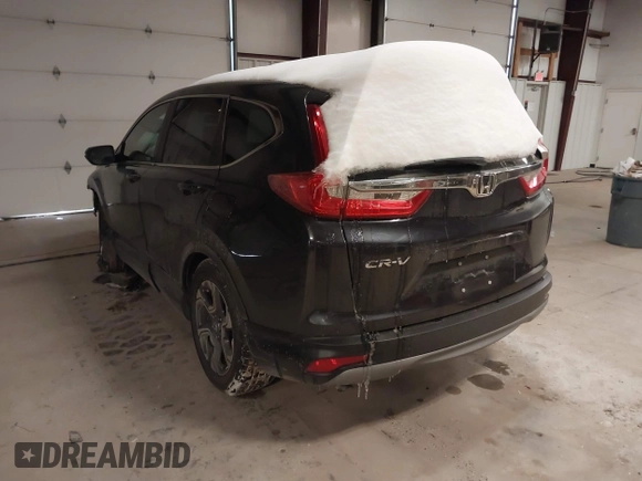 2019 Honda CR-V EX-L with VIN 5J6RW1H88KA010921, listed as a IAAI auction lot 41564122 with 56,416 mi miles. Bid and sale history available at carsss.com. Image 3.